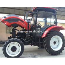 Tractor 80HP 4WD con cargador frontal y retroexcavadora